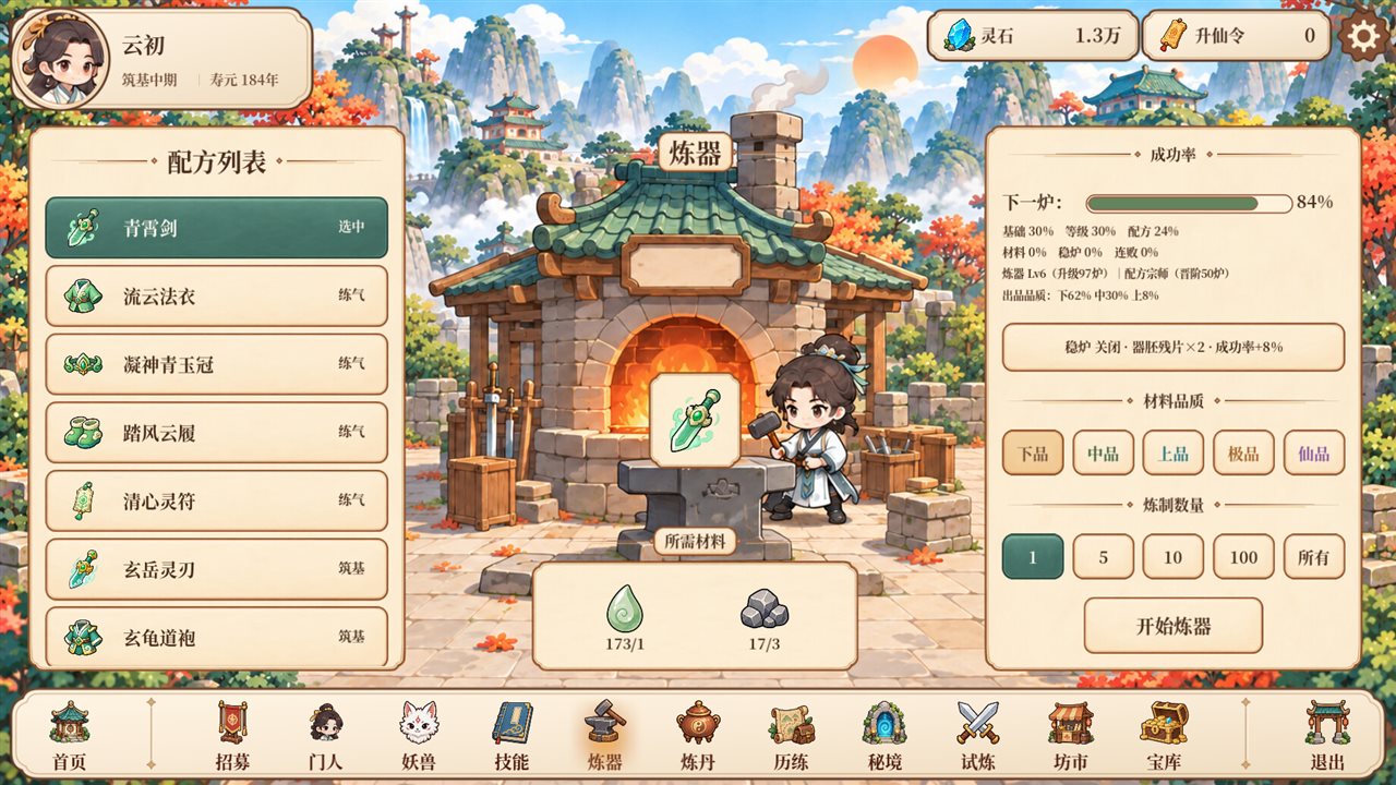 修仙之凡界游戏截图