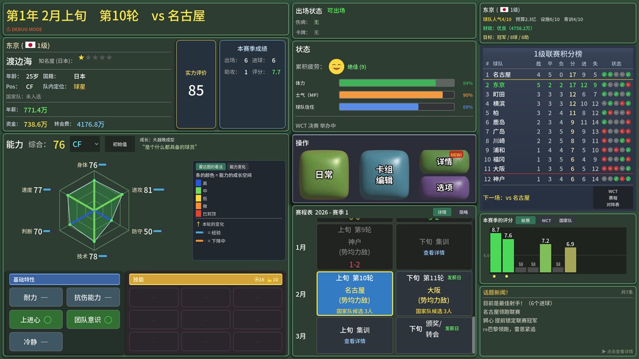 足球崛起:从零到英雄游戏截图