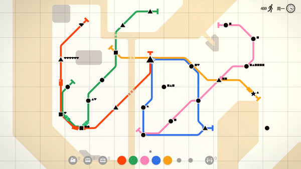 迷你地铁|迷你都市|模拟地铁游戏截图